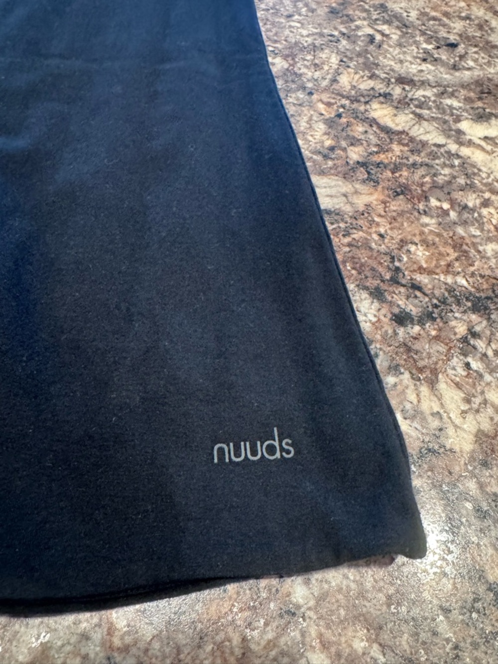 nuuds Black Tank Romper with Printed Inner Label - Picture 2 of 4